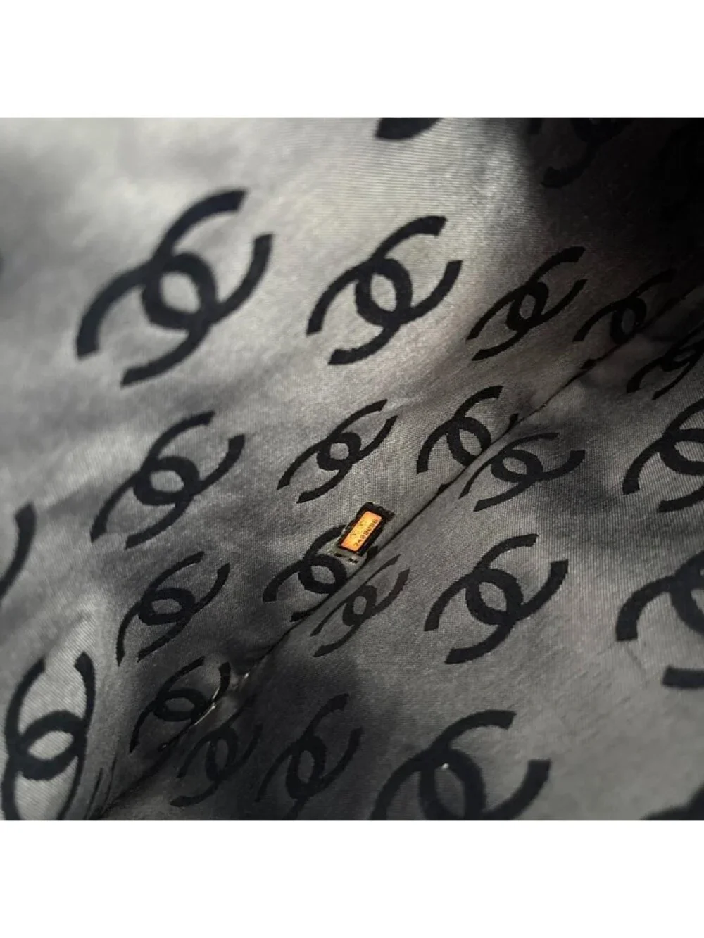 Chanel CC Logo Tote Bag Denim